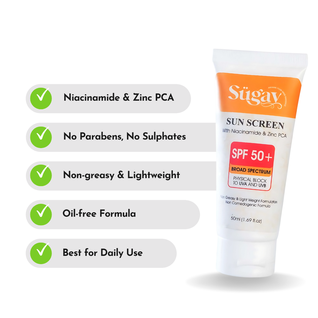 Sugav® 3-Step Skincare Kit – For Clear, Hydrated & Protected Skin